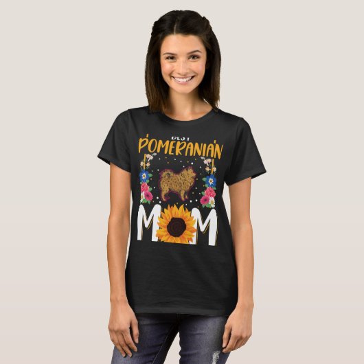 Best Pomeranian Mom Ever Tシャツ (正面フル)