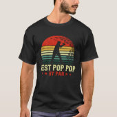 Best Pop Pop By Par Daddy Father s Day Golf Golfe Tシャツ (正面)
