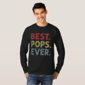 Best Pops Ever Christmas for Grandpa from Grandkid Tシャツ (正面フル)