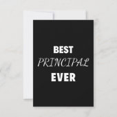 Best Principal Ever サンキューカード (正面)