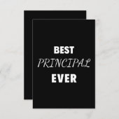 Best Principal Ever サンキューカード (正面/裏面)