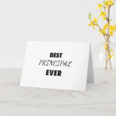 Best Principal Ever 2 カード (黄色い花)