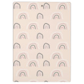 Best Principal Ever Personalized Boho Rainbow クリップボード (裏面)