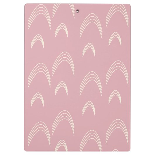 Best Principal Ever Personalized Boho Rainbow クリップボード (裏面)