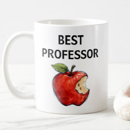 BEST PROFESSOR Apple Educator Gift コーヒーマグカップ