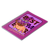 Best  Pug Mom Ever ノートブック (左側)