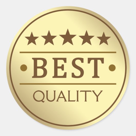 Best Quality ラウンドシール (正面)