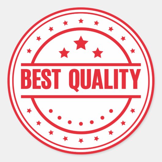 Best Quality ラウンドシール (正面)