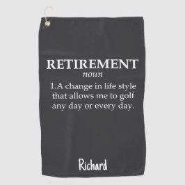 Best Retirement Gifts For Golfers Funny Retired ゴルフタオル