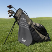 Best Retirement Gifts For Golfers Funny Retired ゴルフタオル (グリーン)