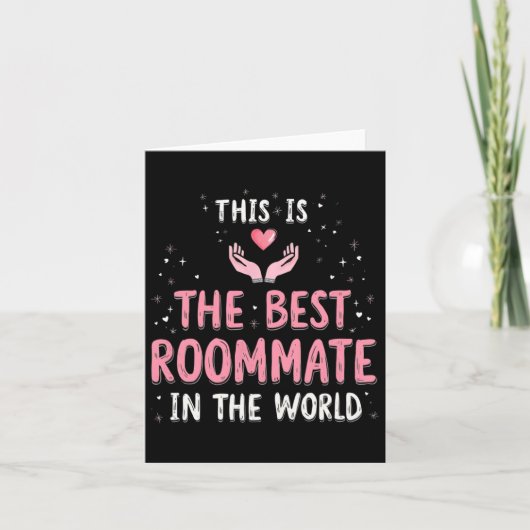 Best Roommate Ever Gift Idea Christmas Tee  カード (正面)