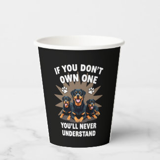 Best Rottweiler Art For Men Women Kids Rottie Rott 紙コップ