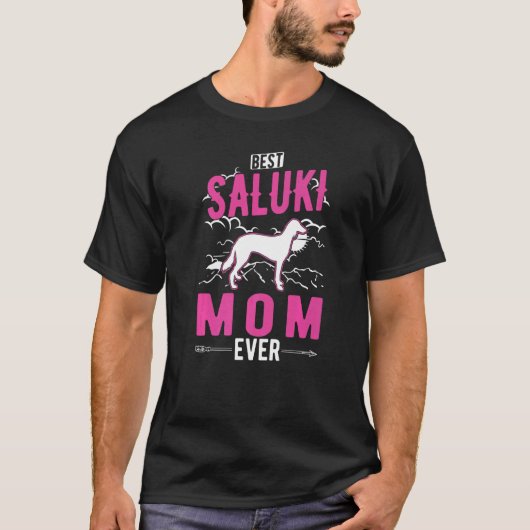 Best Saluki Mom Ever   Tシャツ (正面)