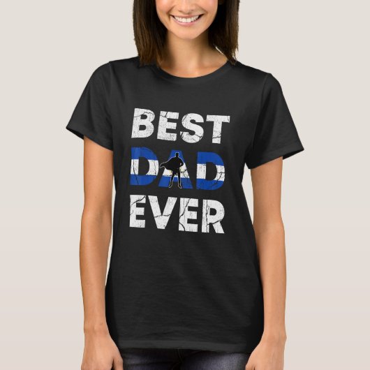 Best Salvadoran Dad Ever El Salvador Daddy Father Tシャツ (正面)