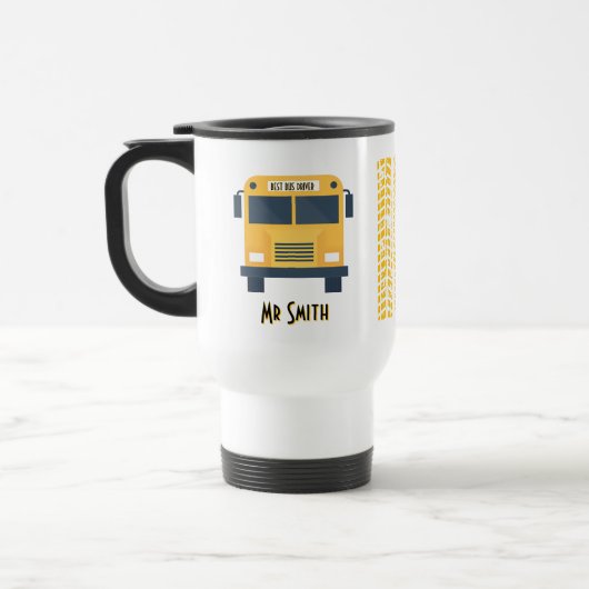 Best School Bus Driver Travel Mug トラベルマグ (左)
