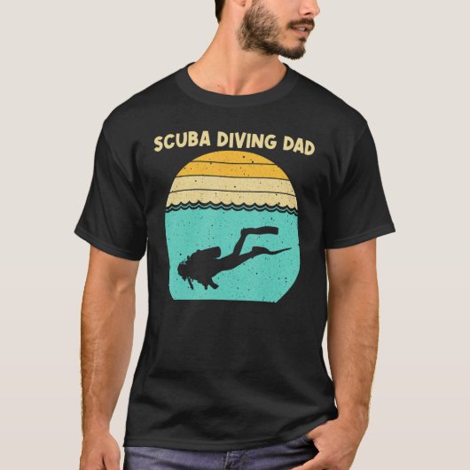 Best Scuba Diving For Dad Men Professional Scuba D Tシャツ (正面)