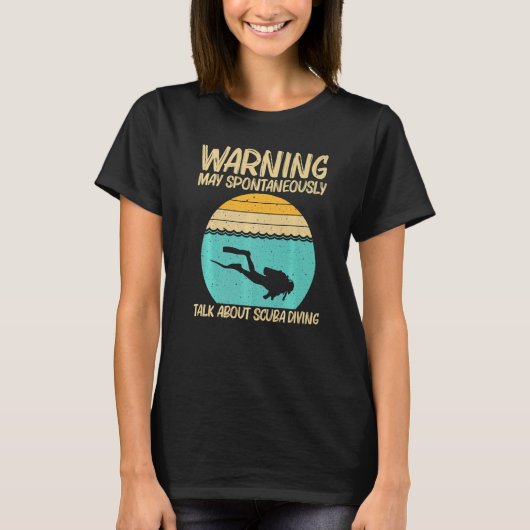 Best Scuba Diving For Men Women Professional Scuba Tシャツ (正面)