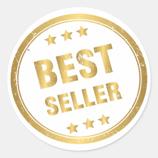 Best Seller Gold ラウンドシール (正面)