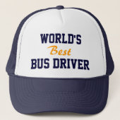 Best seller! World's best bus driver cap キャップ (正面)