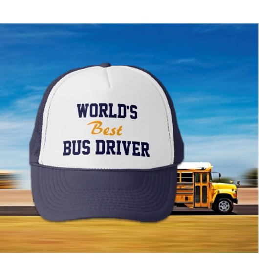 Best seller! World's best bus driver cap キャップ