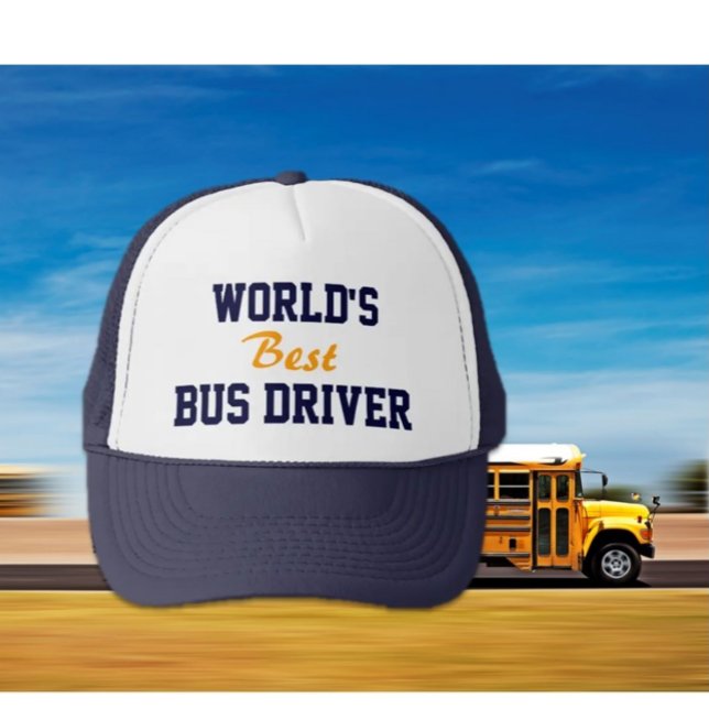 Best seller! World's best bus driver cap キャップ