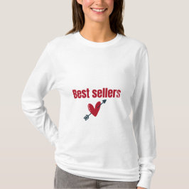Best Sellers Valentine Heart Arrow T-Shirt Tシャツ