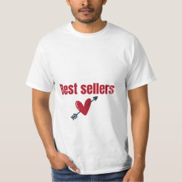 Best Sellers Valentine Heart Arrow T-Shirt Tシャツ