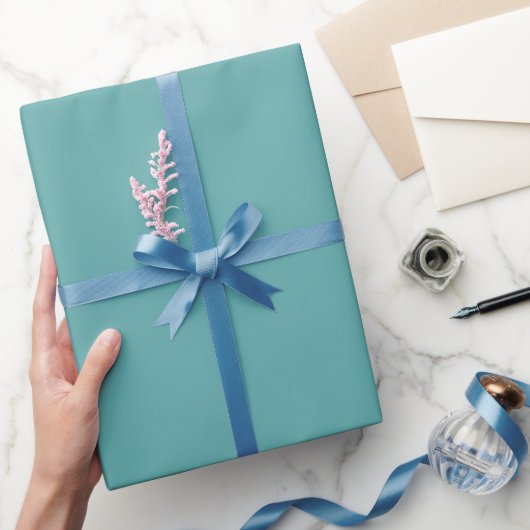 Best selling Deep Aquamarine Wrapping Paper ラッピングペーパー (ギフト)