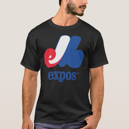 Best Selling Montreal Expos Logo Merchandise Essen Tシャツ (正面)