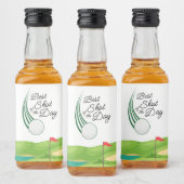 Best Shot of the Day Golf Favor リキュールボトルラベル (ボトル)