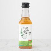 Best Shot of the Day Golf Favor リキュールボトルラベル (正面)