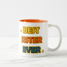 Best Sister ever ツートーンマグカップ