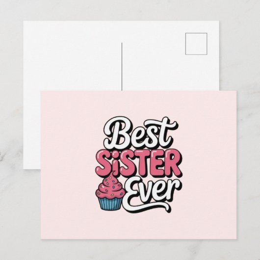 Best Sister ever ポストカード (正面/裏面)