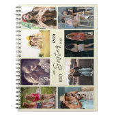 Best Sister Ever – 8 Photo Collage Notebook ノートブック (正面)