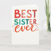 Best Sister Ever Card カード (正面)