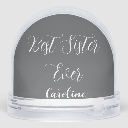 Best Sister Ever Personalized Photo Gift Daisy (裏面)