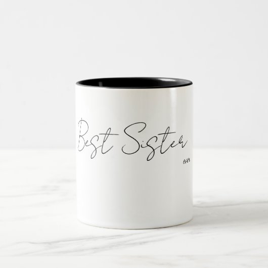 Best Sister – Friendship Mug ツートーンマグカップ (中央)