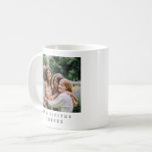 Best Sisters Forever Custom Photo Personalized  コーヒーマグカップ (正面左)
