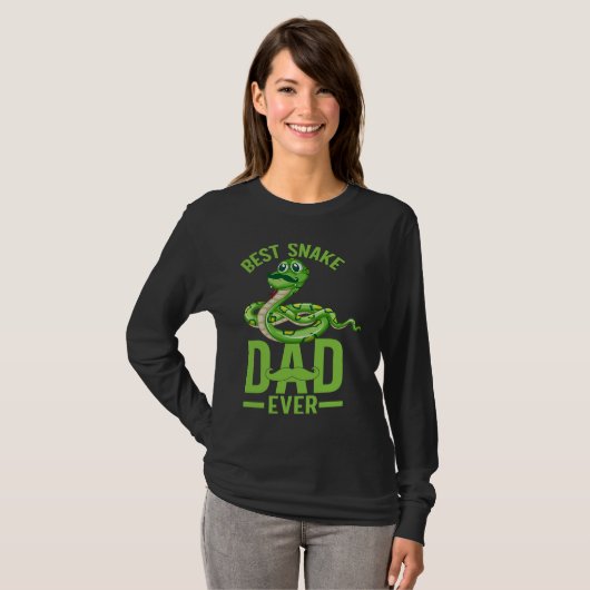 Best Snake Dad Ever Snake Owner Snake  Snakes Tシャツ (正面フル)