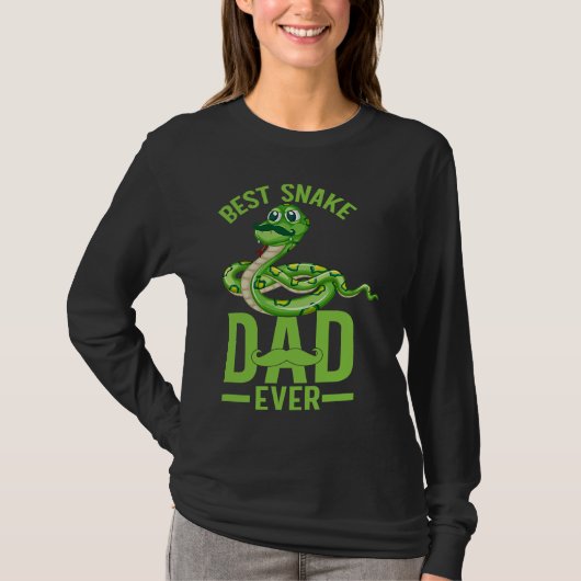 Best Snake Dad Ever Snake Owner Snake  Snakes Tシャツ (正面)