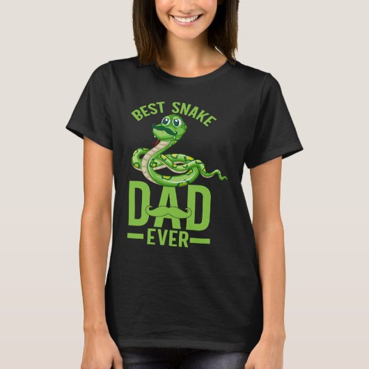 Best Snake Dad Ever Snake Owner Snake  Snakes Tシャツ (正面)