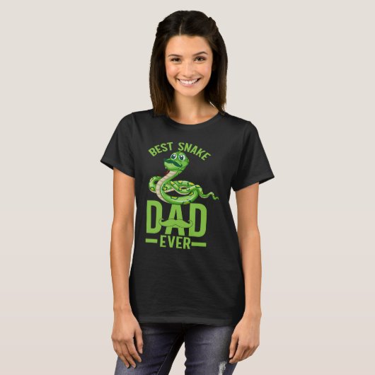 Best Snake Dad Ever Snake Owner Snake  Snakes Tシャツ (正面フル)