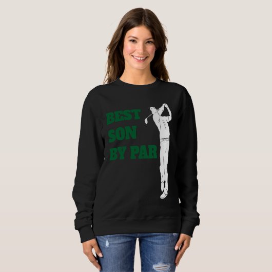 Best Son By Par   Golf スウェットシャツ (正面フル)