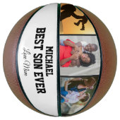Best Son Ever Valentines Day From Mom Dad Sports バスケットボール (縦)