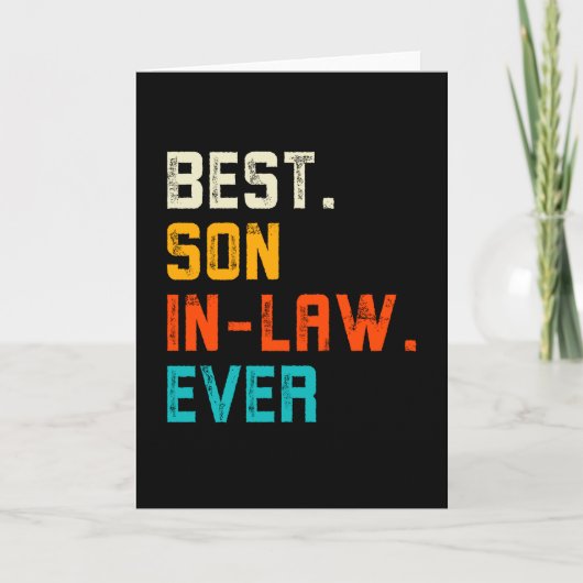 Best Son in Law Ever カード (正面)