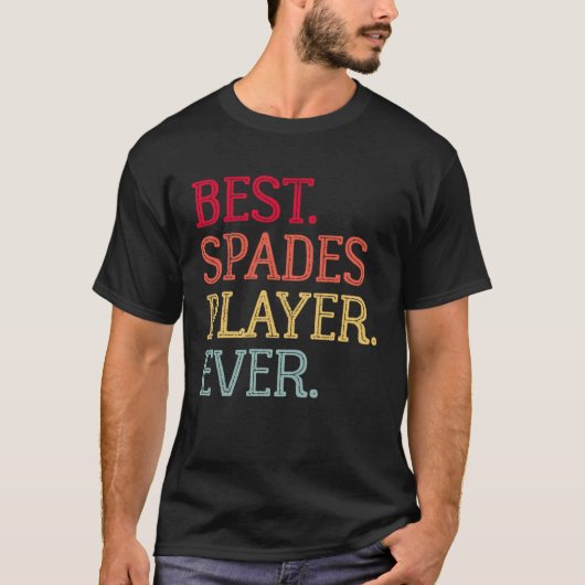 Best Spades Player Ever  Spades Card Game  1 Tシャツ (正面)