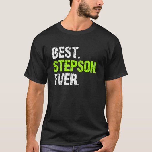 Best Step Son Ever Cool  StepSon Tシャツ (正面)