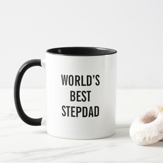 Best Stepdad Ever Mug Bonus Dad Father's Day Gift マグカップ (ドーナツ)