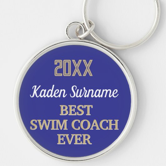 Best SWIM Coach Award キーホルダー (正面)