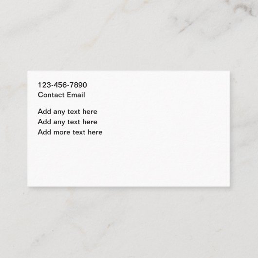 Best Swimming Pool Service Modern 名刺 (裏面)